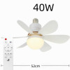 Fan Lamp 40W - White