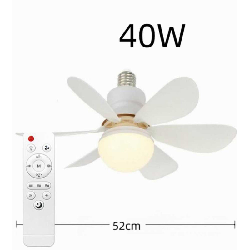 Fan Lamp 40W - White