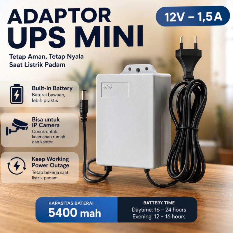 ADAPTOR UPS 12V