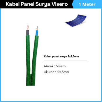 Kabel Panel Surya Visero 2 x 2,5 Per 1 Meter