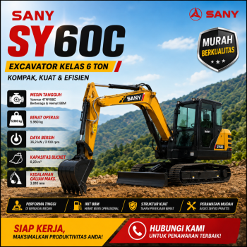 Excavator SANY - SY 60C