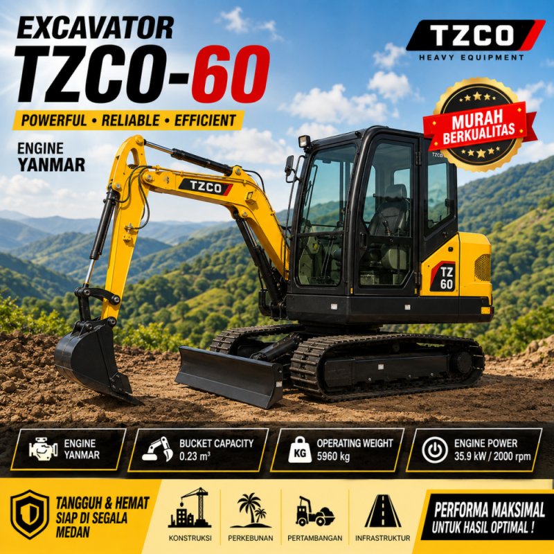 Excavator TZCO - TZ60