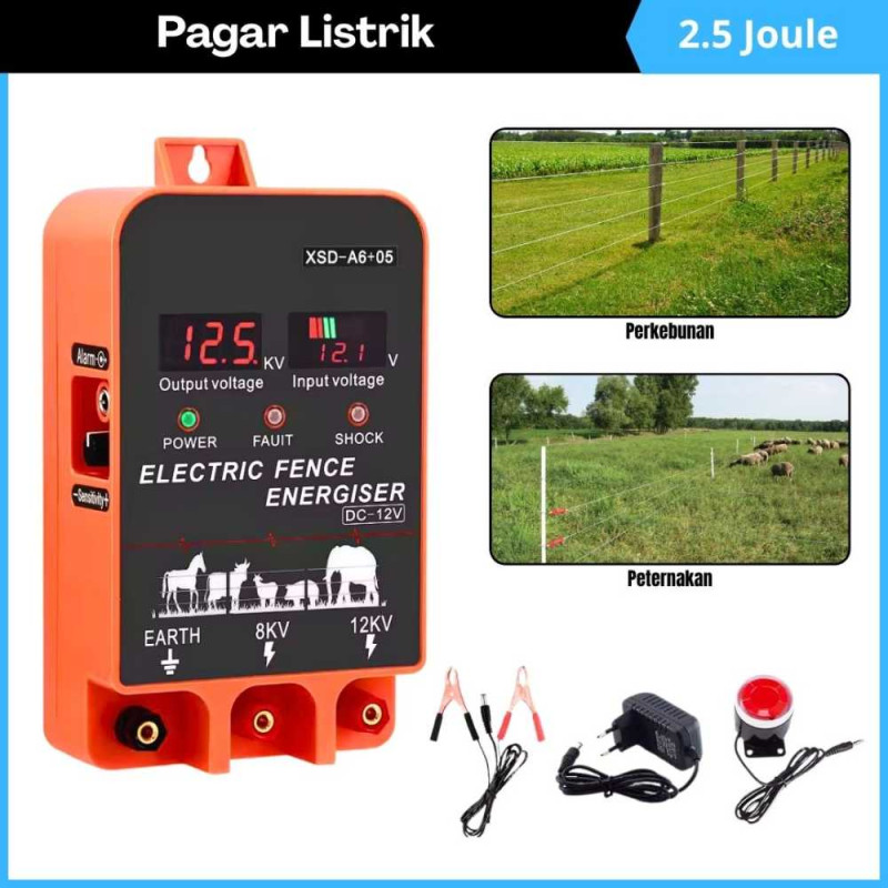 Electric Fence Energizer 2.5 Joule