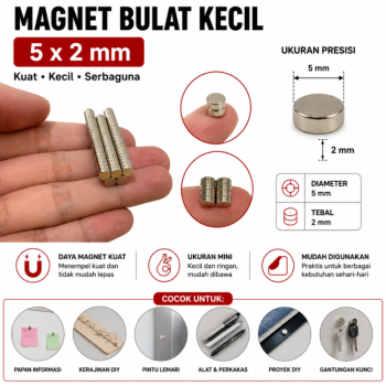 Magnet Neodymium - Coin (D5mm*2mm)