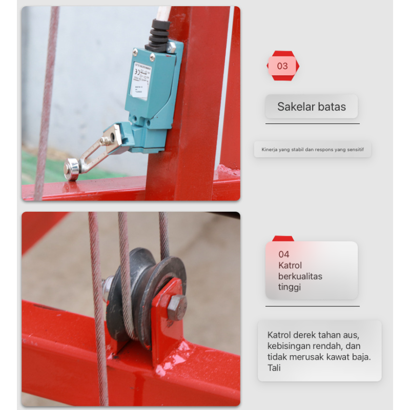 Electric scaffolding mobile lift - 3M 500kg Electric scaffolding mobile lift - 3M 500kg