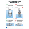 Pompa Celup Getar AC 220V 90M - Submersible