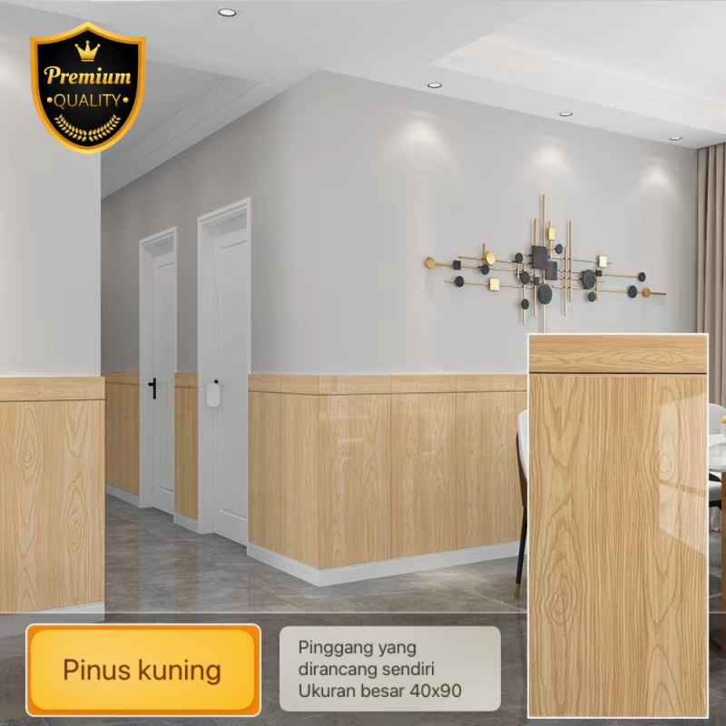 PVC Wallpaper Foam Stickers Per-Pcs 40*90cm (Pohon Pinus Kuning) PVC Wallpaper Foam Stickers Per-Pcs 40*90cm (Pohon Pinus Kuning)