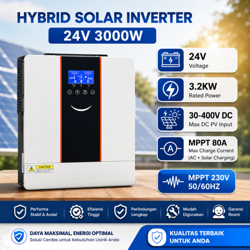 Inverter Hybrid - Solar Panel DC24V - SY-3.2KW - 3000W