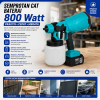 Spray Gun - Semprotan Cat Portabel DC Baterai 800W (Rechargeable)