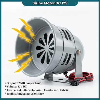 Motor Sirene - Sirine MS 290 - DC12V