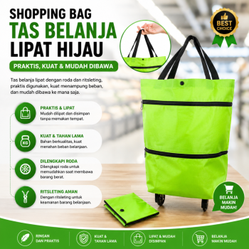 Tas Kantong Belanja - HIJAU