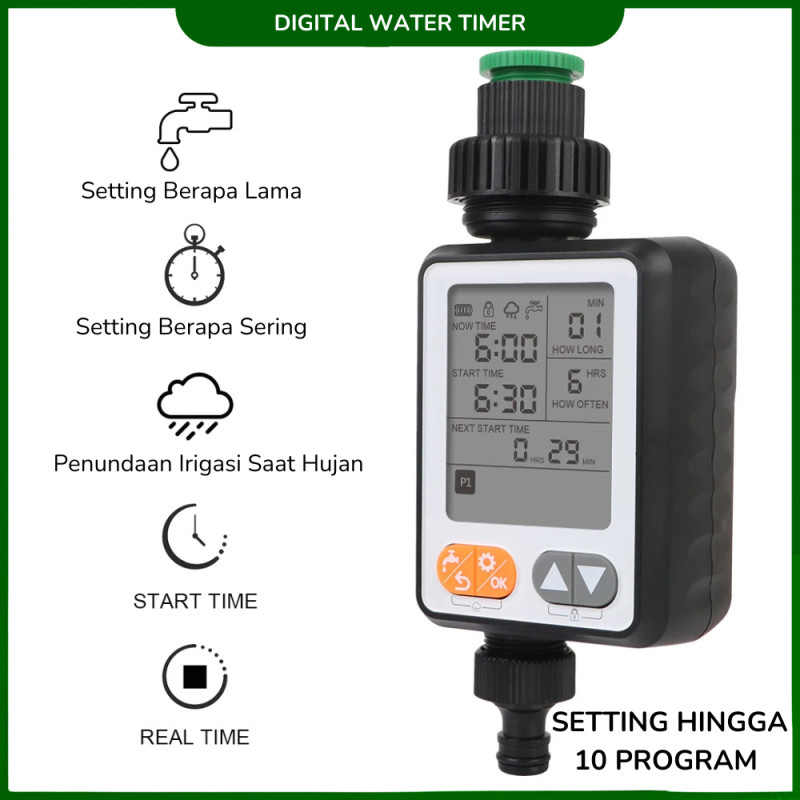 Digital Water Timer - Pengatur Waktu Penyiraman