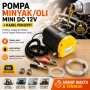 Mesin Pompa Minyak/Oli Mini DC 12V + Kabel Penjepit
