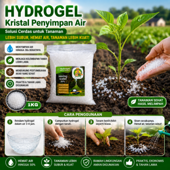 Kristal Air Hydrogel Water Crystal - Hidro Absorben -1Kg/Pack