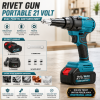 Paku Rivet - Rifet Gun Portable - DC 21 volt (Rechargeable)