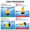 Pompa Celup Kuras DC 12V 65 Watt - Kuning