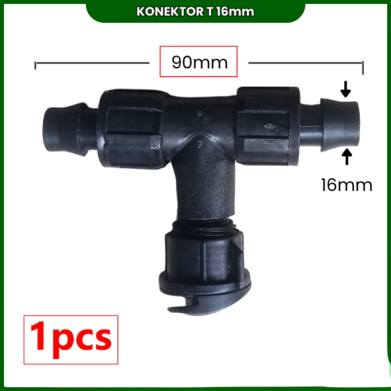 Konektor Selang T - Hose Tee Untuk Selang Tetes PE Irigasi 1/2 inch