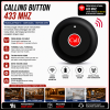 Tombol Panggil - Calling System 433 MHz (Hitam)