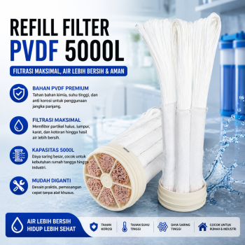 Filter Isi Ulang PVDF 5000L