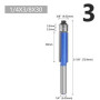 Flush trim bit Double bearing 3/8 inch