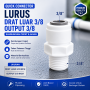 Quick Connector - Lurus - Drat Luar 3/8 - Output 3/8