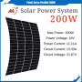 Flexible Solar Panels 18V-200Watt