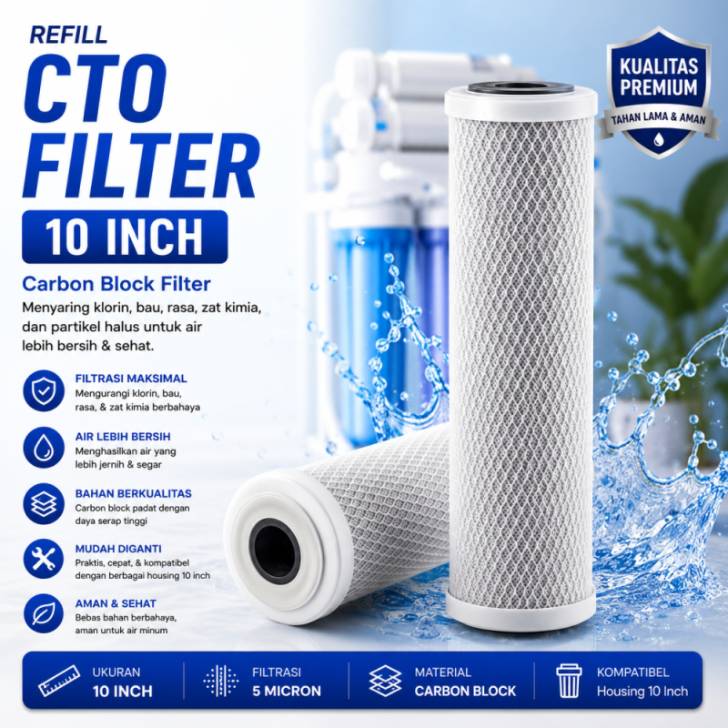 Refill Filter CTO Cartridge 10 Inch