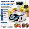 Timbangan Kasir Digital Print Label & Struk 30Kg | Skala Mesin Kasir 20B
