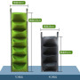 Vertical wall-mounted plant bags -28*100cm - 7 holes