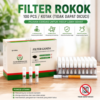 Filter Rokok - 100 buah/kotak (Tidak Dapat Dicuci)