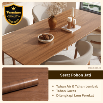 Kertas PVC Sheet 1.2m*10m - Serat Pohon Jati Kertas PVC Sheet 1.2m*10m - Serat Pohon Jati