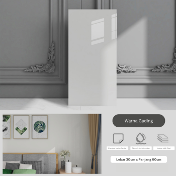 PVC Wallpaper Foam Per-Pcs (Warna Gading) PVC Wallpaper Foam Per-Pcs (Warna Gading)