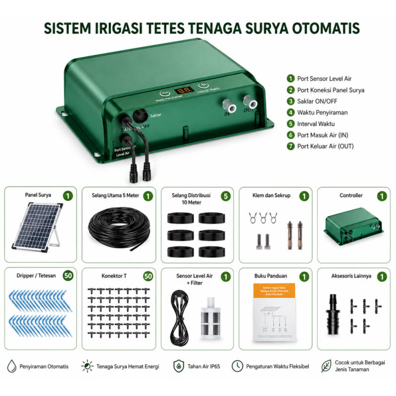 Solar Drip Irrigation package - 50 buah