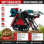 Mesin Pemanen Jahe - 18 HP Tenaga Diesel 