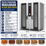 Food dryer 8 fan 64 layer 8000W - 60*60cm