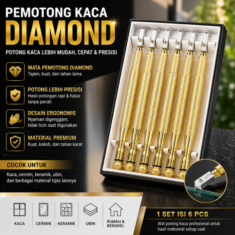 Pemotong kaca DIAMOND