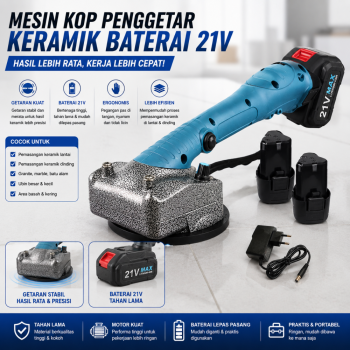 Mesin Vibrator Getar Ubin Keramik 12 volt