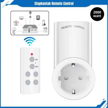 Stop Kontak + Remote Control  433 MHz