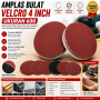 Amplas Bulat Velcro 4 Inch - no. 600