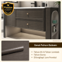 Kertas Sticker Furniture PVC  - Serat Pohon Balsem (1.2m*10m)