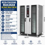 Food dryer 10 fan 80 layer 10000W - 40*60cm