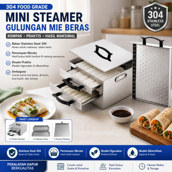Pengukus Mie Gulung Mini