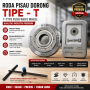 Roda Pisau Dorong Tipe T