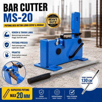 Alat Potong Besi Cor - Bar Cutter 20mm MS-20 （ complete )