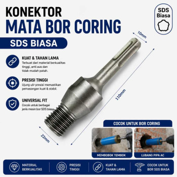 Konektor Mata Bor Beton 32mm & 63mm - Kotak