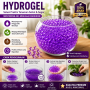 Kristal Air Hidrogel - Bio-Soil Hydrogel 1Kg/Kantong (Warna Ungu)