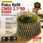Refill Paku Staples - Coil Nailer CN55 2.1*50 (9000pcs) 