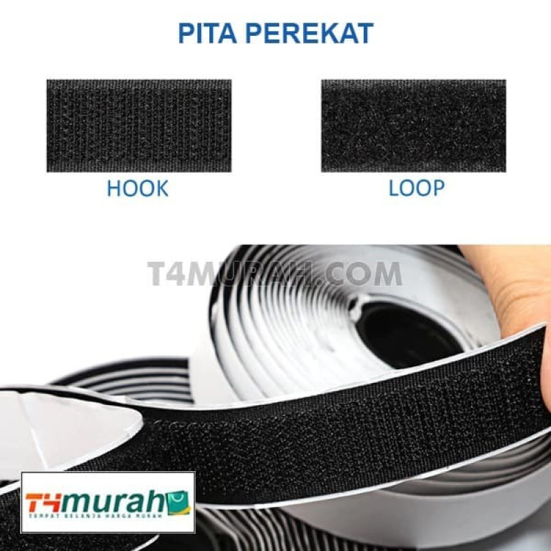 Perekat Kait Loop - Kain/Baju - Velcro