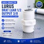 Quick Connector - Lurus - Drat Luar 1/2 - Output 3/8 