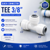 Quick Connector - Tee 3/8 